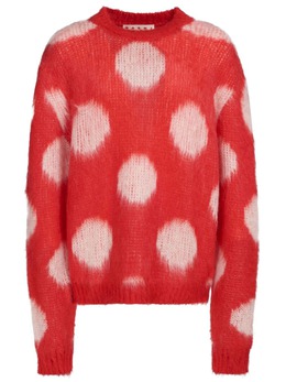Marni: Свитер в горошек 