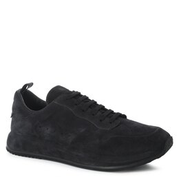 Officine Creative: Чёрные кроссовки 