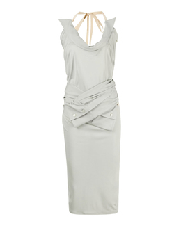 MM6 Maison Margiela: Платье из вискозы 