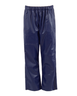 MM6 Maison Margiela: Брюки из экокожи 