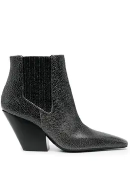Casadei: Чёрные ботинки 