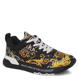 Versace Jeans Couture: Чёрные кроссовки 