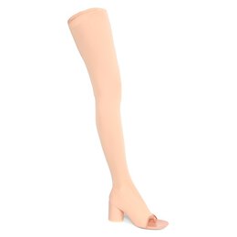 Mm6 Maison Margiela: Бежевые сапоги 