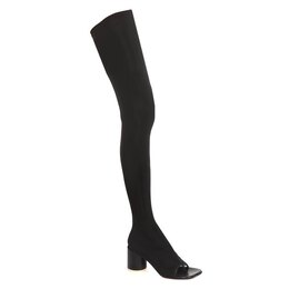 Mm6 Maison Margiela: Чёрные сапоги 