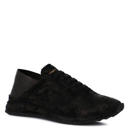 Officine Creative: Чёрные кроссовки 