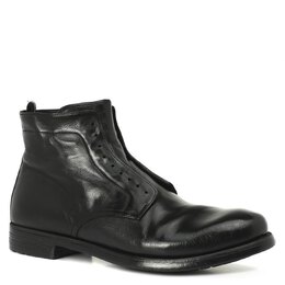 Officine Creative: Чёрные ботинки 
