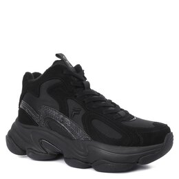 Fila: Чёрные кроссовки 