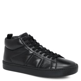 Officine Creative: Чёрные кроссовки 