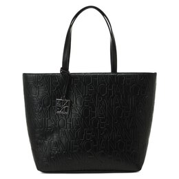 Armani Exchange: Чёрная спортивная сумка 