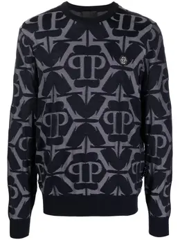 Philipp Plein: Голубой свитшот 