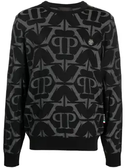 Philipp Plein: Чёрный свитшот 