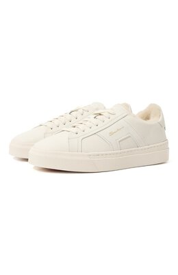 Santoni: Белые кеды 