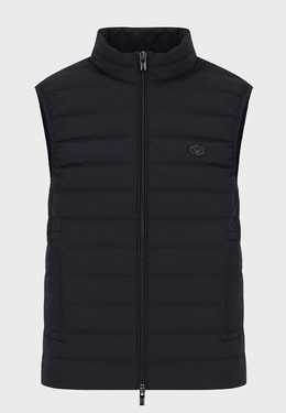 EMPORIO ARMANI: Синий жилет 