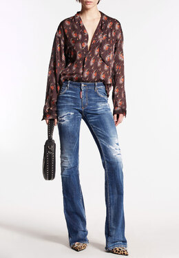 DSQUARED2: Расклешённые джинсы 