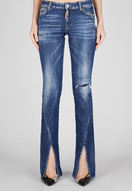 DSQUARED2: Расклешённые джинсы 