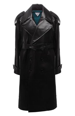 Bottega Veneta: Кожаный плащ 