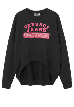 VERSACE JEANS COUTURE: Чёрный свитер 