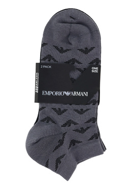 EMPORIO ARMANI Underwear: Серые носки 