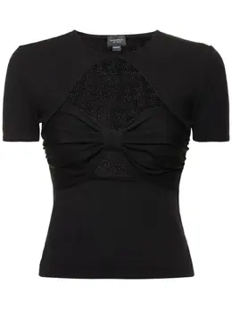 GIAMBATTISTA VALLI: Топ из вискозы 