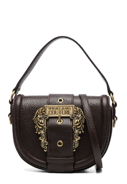 VERSACE JEANS COUTURE: Коричневая сумка 