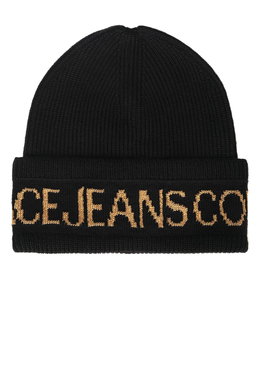 VERSACE JEANS COUTURE: Жёлтая шапка 