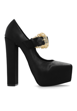 VERSACE JEANS COUTURE: Чёрные туфли 