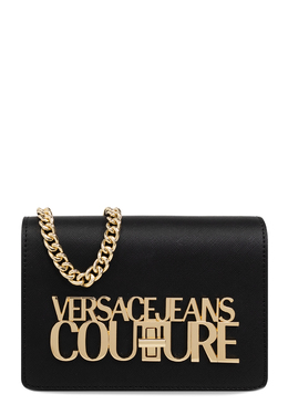 VERSACE JEANS COUTURE: Чёрная сумка 