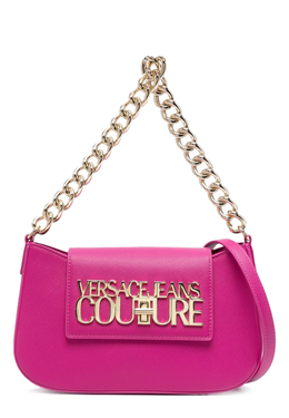 VERSACE JEANS COUTURE: Фиолетовая сумка 