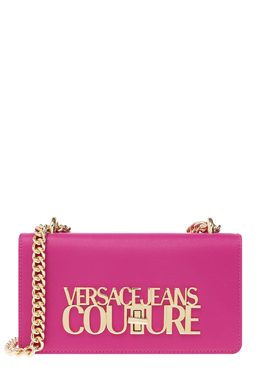 VERSACE JEANS COUTURE: Фиолетовая сумка 