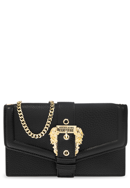 VERSACE JEANS COUTURE: Чёрная сумка 