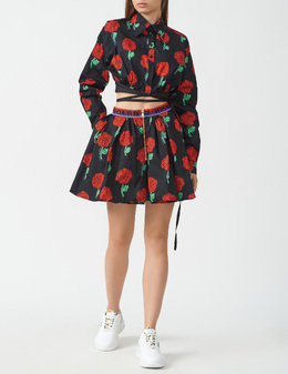VERSACE JEANS COUTURE: Чёрные шорты 