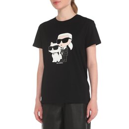 Karl Lagerfeld: Чёрная футболка 