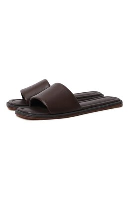 Brunello Cucinelli: Тёмные шлёпанцы 