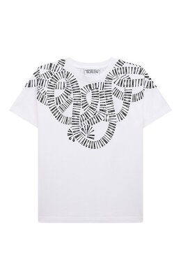 Marcelo Burlon Kids of Milan: Хлопковая футболка 
