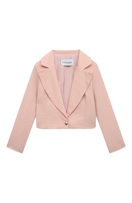 Trussardi junior: Розовый жакет 