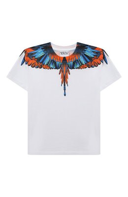 Marcelo Burlon Kids of Milan: Хлопковая футболка 