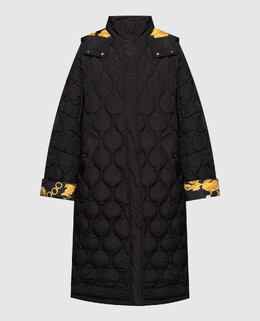 Versace Jeans Couture: Чёрная куртка 