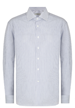 CORNELIANI: Синяя рубашка 