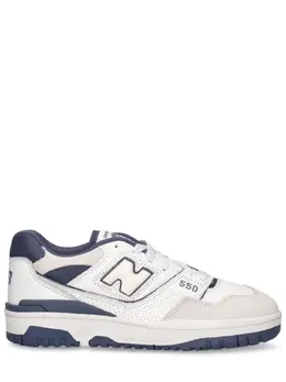 NEW BALANCE: Белые кроссовки  550