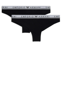 EMPORIO ARMANI Underwear: Чёрные трусы 