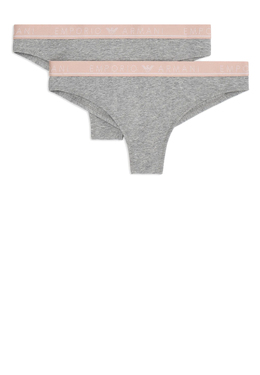 EMPORIO ARMANI Underwear: Серые трусы 