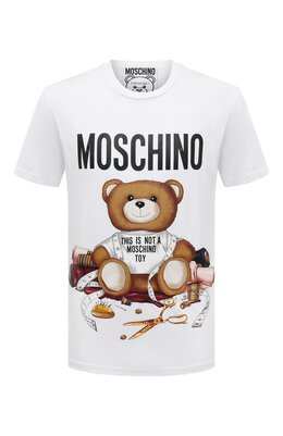 Moschino: Хлопковая футболка 