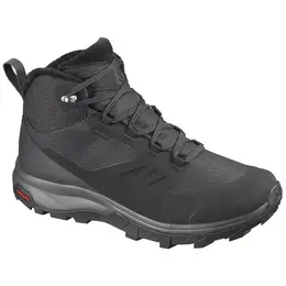 Salomon: Чёрные ботинки 