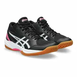 ASICS: Чёрные кроссовки 