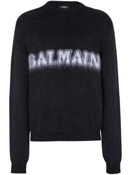 Balmain: Свитер с принтом 