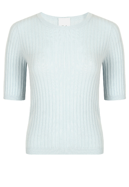 ALLUDE: Трикотажная футболка 