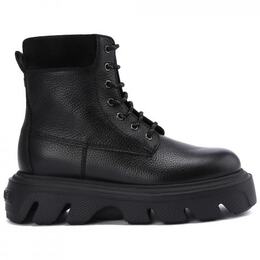 Casadei: Чёрные ботинки 
