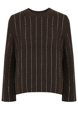 ALLUDE: Трикотажный свитер 