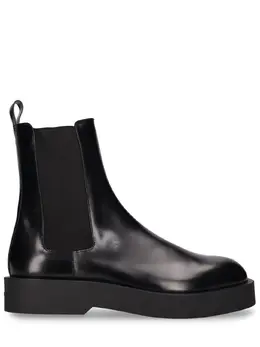 JIL SANDER: Чорні черевики 
