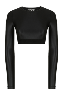 VERSACE JEANS COUTURE: Чёрный топ 